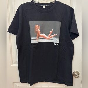 Kayden K Black Graphic T-Shirt. XL